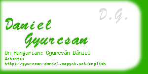 daniel gyurcsan business card